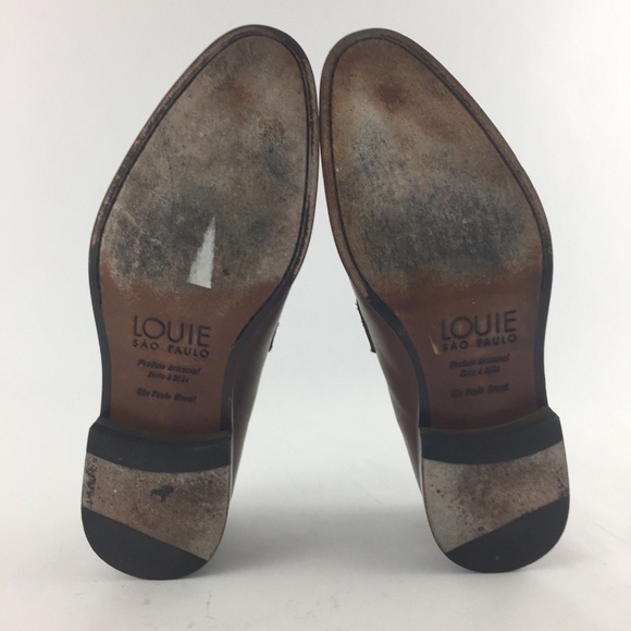 Louie Sao Paolo Genuine Leather Penny Loafers main image 8